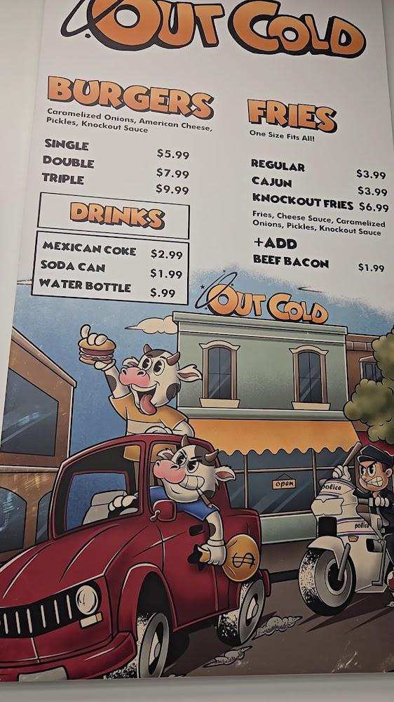 Out Cold Burgers & Fries Menu image 3