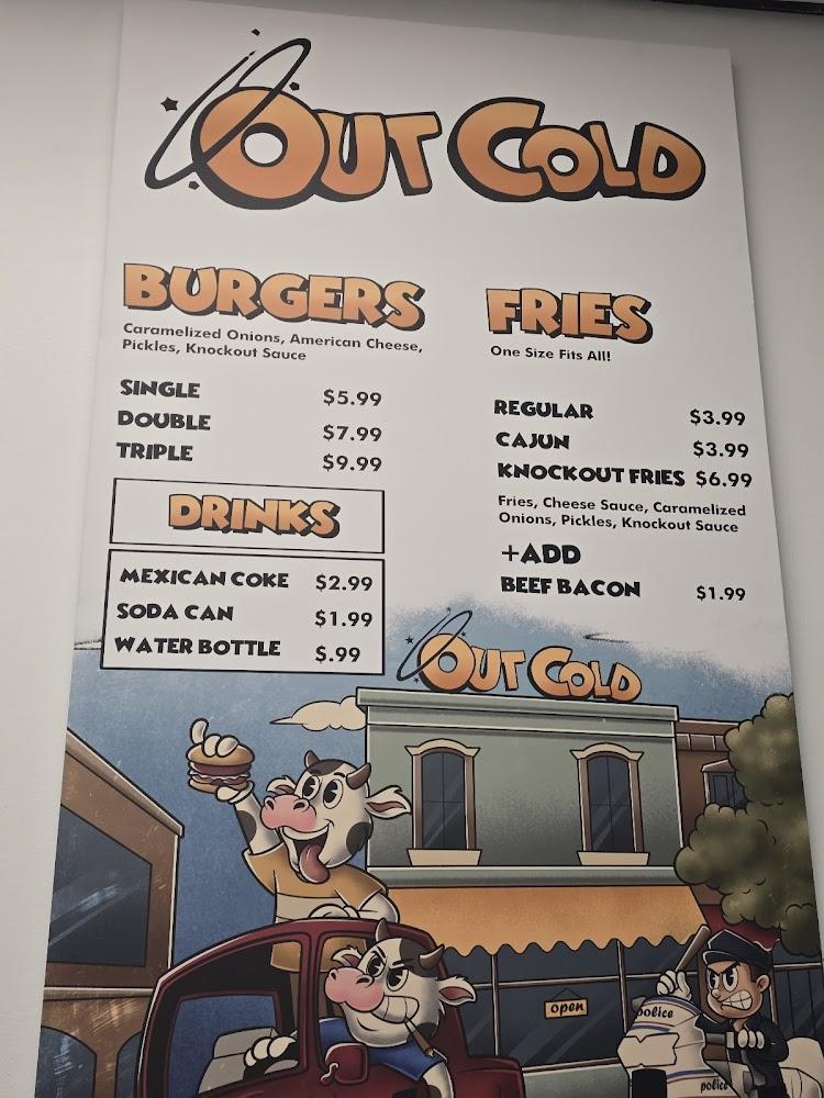 Out Cold Burgers & Fries Menu image 4